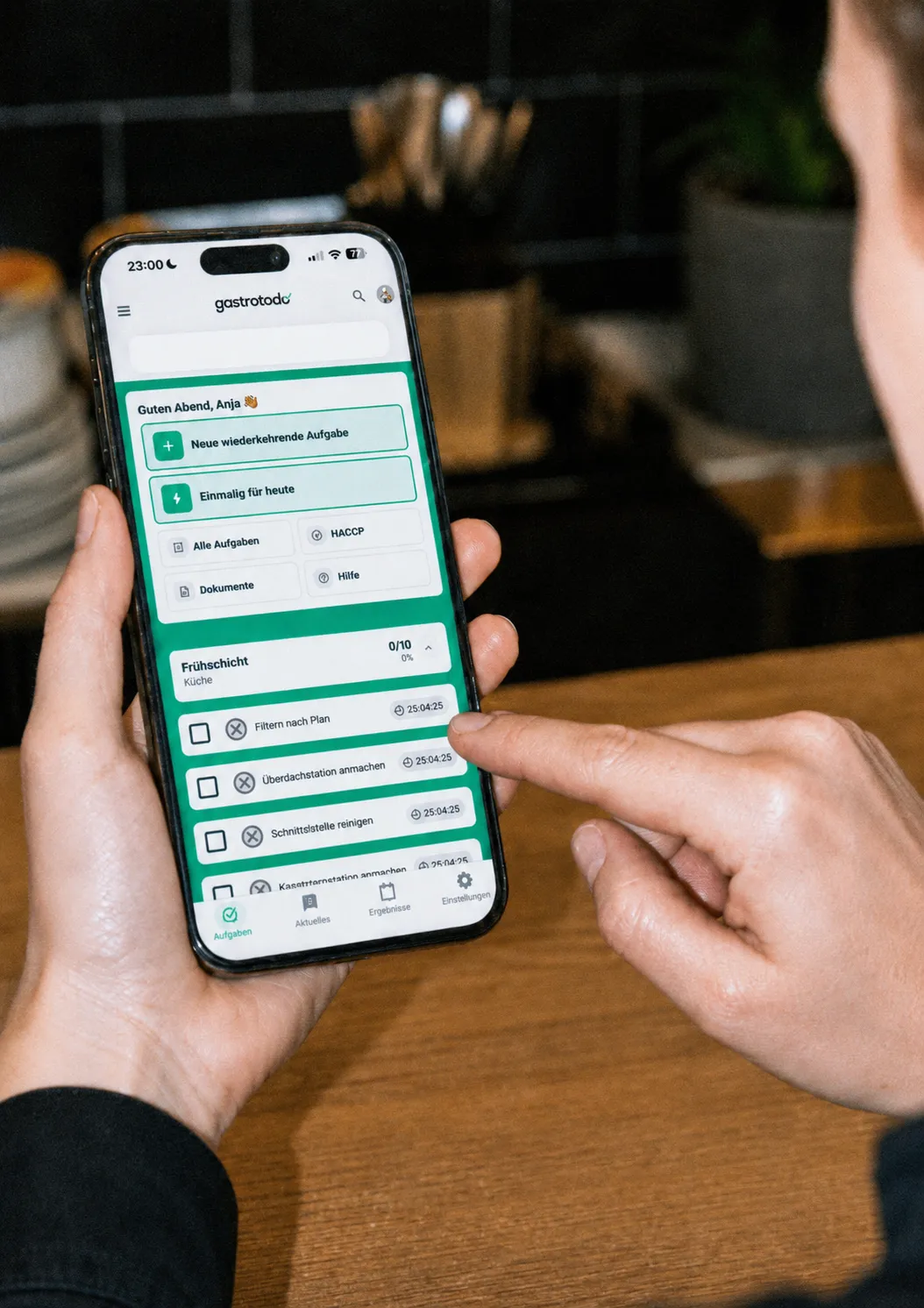 gastrotodo-Dokumente und Anleitungen zentral fürs ganze Team